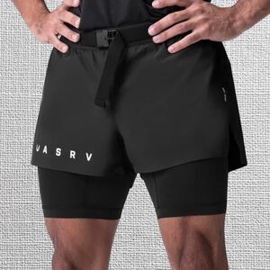 Asrv Men's Black Shorts